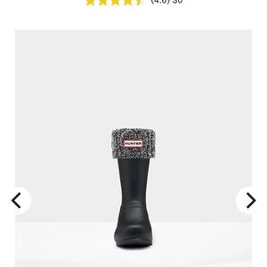 Short Hunter rain boot sock. BRAND NEW